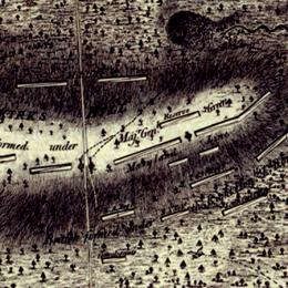 Topographical drawing of Hobkirk Hill
