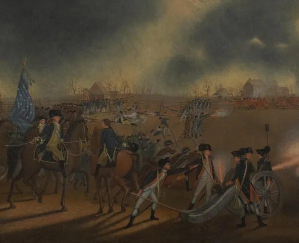 The Battle of Princeton, ca. 1782, by James Peale
