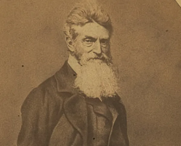 Portrait of John Brown, May 1859. Photograph by Martin M. Lawrence.