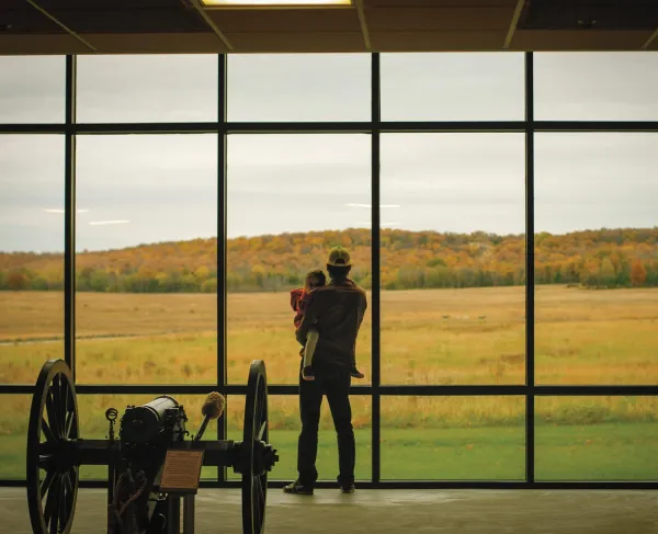 The interior of the Pea Ridge National Military Park, Garfield, Ark.