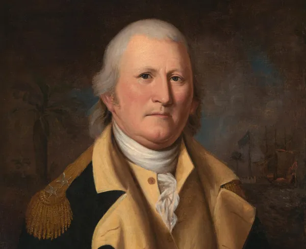 Portrait of Patriot General William Moultrie "The Hero of Fort Sullivan"